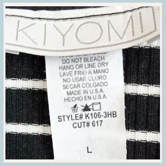 🐝 Super Cute Black & White Striped Dress with Bee Detail 🐝 - Picture 4 of 5